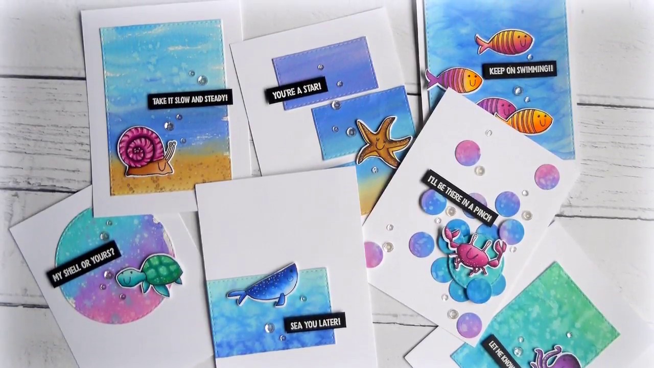 Using Up Your Watercolor Paper Scraps