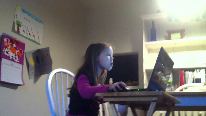 Brenna singing to herself