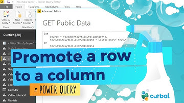 Promote a row to a column - Part 2: Power Query Challenge