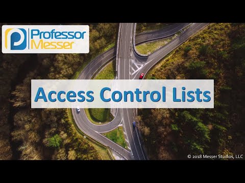 Access Control Lists - CompTIA Network+ N10-007 - 1.3