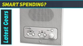 M&S Systems DMC1RS Intercom Indoor Remote Room Speaker White W/Radio Scan - Best Home