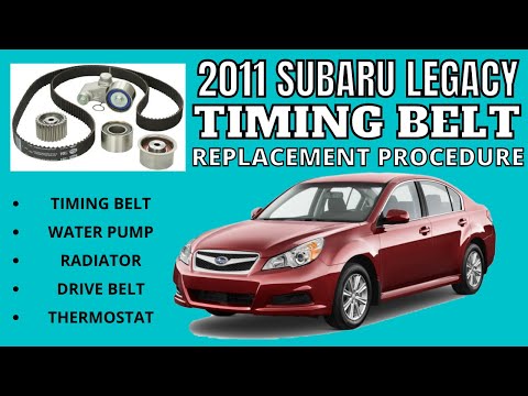Subaru Timing Belt Replacement STEP-BY-STEP (SOHC 2.5L Subaru Legacy)