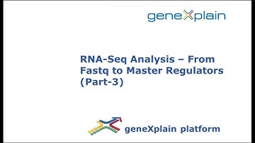 PART3: RNA-seq data analysis from FASTQ files to master regulators