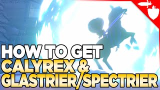 How to Get Calyrex & Glastrier/Spectrier Walkthrough - Pokemon Sword & Shield DLC Crown Tundra