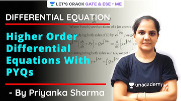 L 11 | Higher Order Differential Equations With PYQs | Engineering Mathematics | Priyanka