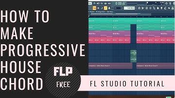 PROGRESSIVE HOUSE DROP CHORDS Progression [FREE FLP]  | Fl Studio 20 tutorial