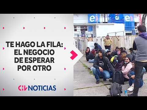 I'LL WAIT IN LINE FOR YOU: Young people make a business of reserving spots for concerts in Chile