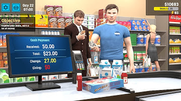 Supermarket Simulator ||  3D Store Part 1