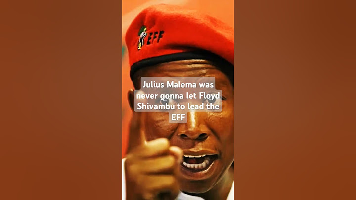 Malema was never going to let  Shivambu lead the EFF #juliusmalema  #eff #floydshivambu #landnoli