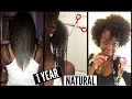 1 YEAR Natural Hair Journey | RELAXED to NATURAL