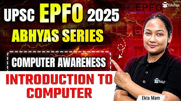 UPSC EPFO Free Classes 2025 | EPFO Computer Awareness Free MCQs | Online Course Free | EduTap Abhyas