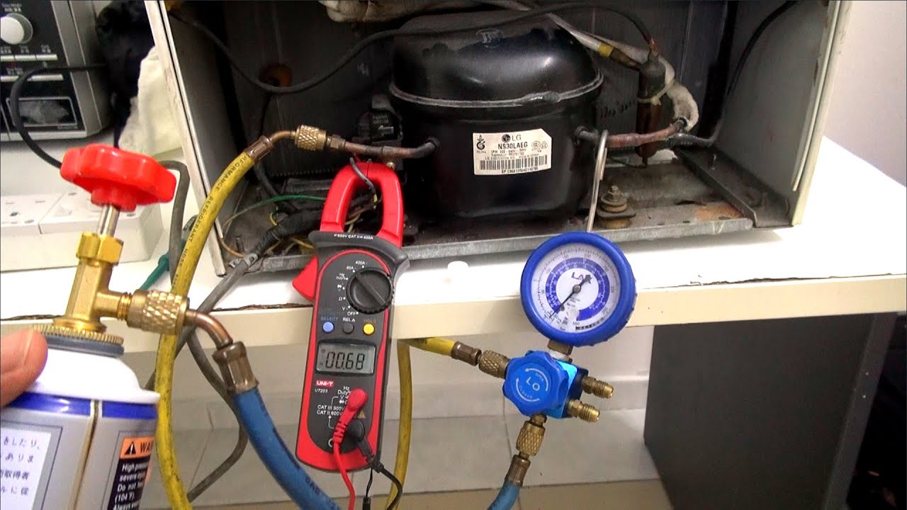 ရေခဲသေတ္တာအကြောင် - Fridge  Gas Topup R134a