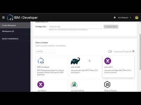Merlin IDE - Starting the IBM i Developer IDE