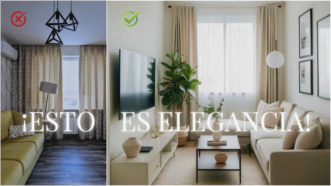 TRANSFORMA tu espacio pequeño en algo mucho más AMPLIO de forma FÁCIL y RÁPIDA 😎 | 7 consejos