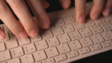 ASMR Keyboard Typing Sounds 2H for Studying & Works