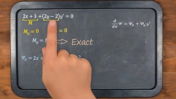 Exact equations example 2 - First order differential equations