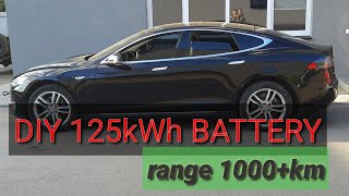 DIY battery for Tesla 125kWh Перепаковка Батареї Тесла