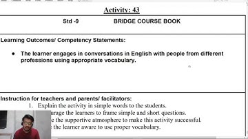 Bridge Course 9th English 43-Acitvity