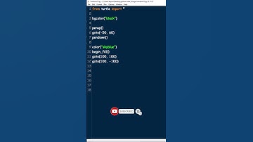 Windows 10 logo in python turtle module #short #shorts #pythonturtle #python #turtlemodule