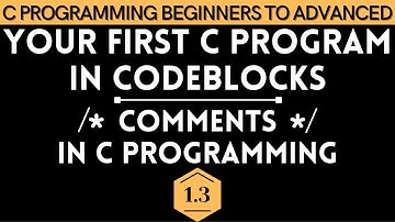 Online School- | First C Program in CodeBlocks | Comments in C Programming | Bangla | Module 1.3