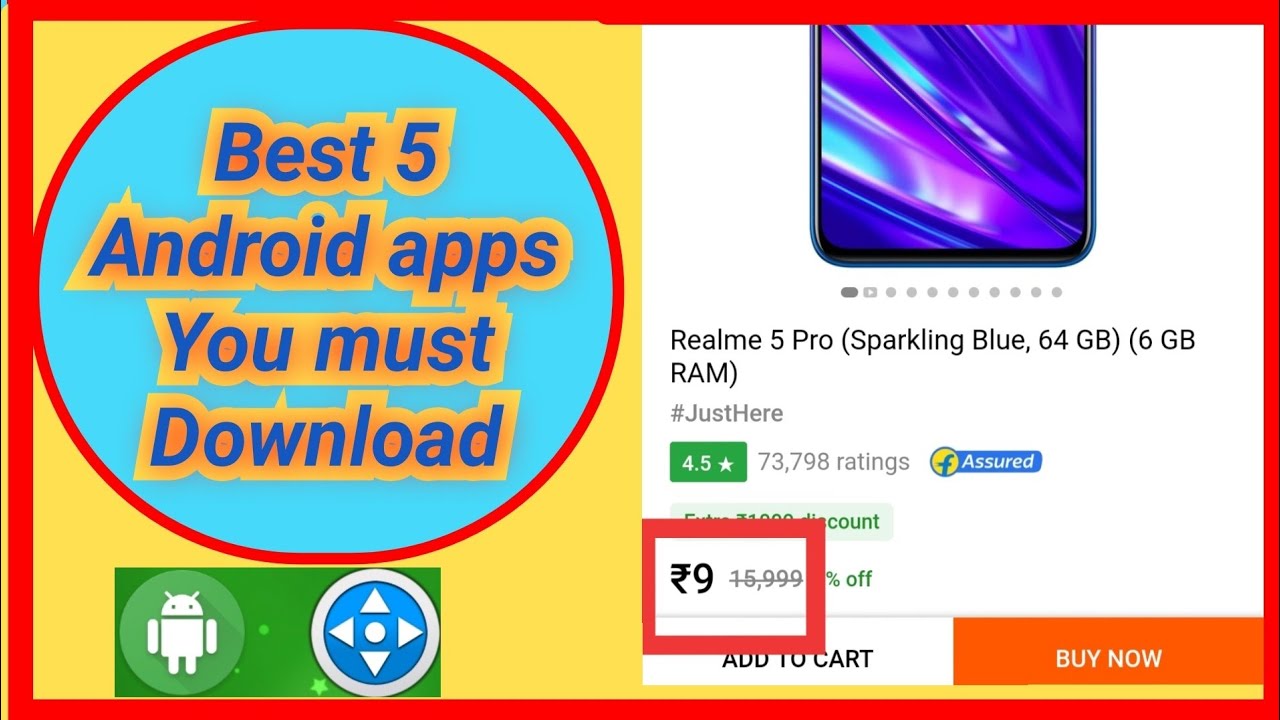 Top 5 Android apps you must Download | Best 5 mind blowing application ...