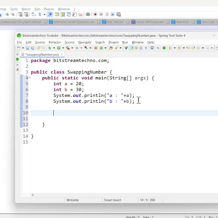 Swapping Two Numbers Without Using a Third Variable - YouTube