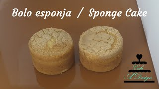 Bolo Esponja Sem Cremor Tártaro | Sponge Cake Without Cream Of Tartar (ENGLISH SUBTITLES)