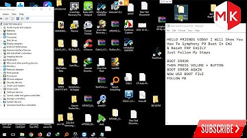 SYMPHONY P9 BOOT IN CM2 DONGLE 100% TESTED BY GSM ROKON