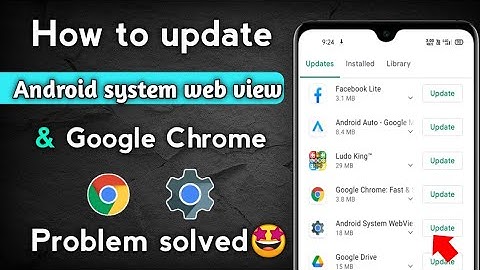 How to Update android system web view &  Chrome issue solved 100% | Chrome update issue solution