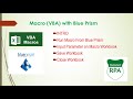 Macro Code In Blue Prism | Blue Prism With Macro Code | How to run the Excel Macro using Blue Prism.