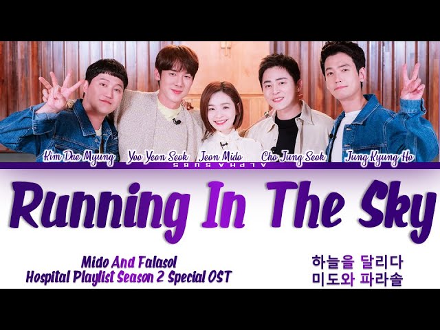 Mido And Falasol (미도와 파라솔) - Running In The Sky (Drama Ver.)(하늘을 달리다) (슬기로운 의사생활 시즌2) OST Lyrics/가사 class=