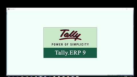 TALLY ERP9 PART 1 INTRODUCTION IN TELUGU