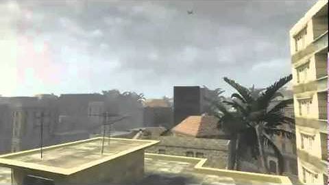 Insane Tomahawk kill double ricochet across the map call of duty 7