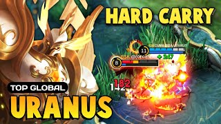 Uranus Best Build 2024 [ Uranus Top Global Gameplay ] Mobile Legends