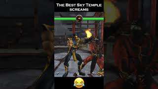 The FUNNIEST Mortal Kombat Sky Temple Screams! #Shorts