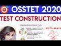 Osstet exam 2020||Test Construction||osstet pedagogy class||#osstet2020#bseodisha