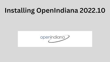 Installing OpenIndiana 2022.10