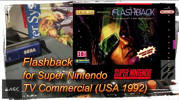 Game Archive - Flashback for Super Nintendo - TV Commercial (USA 1992)