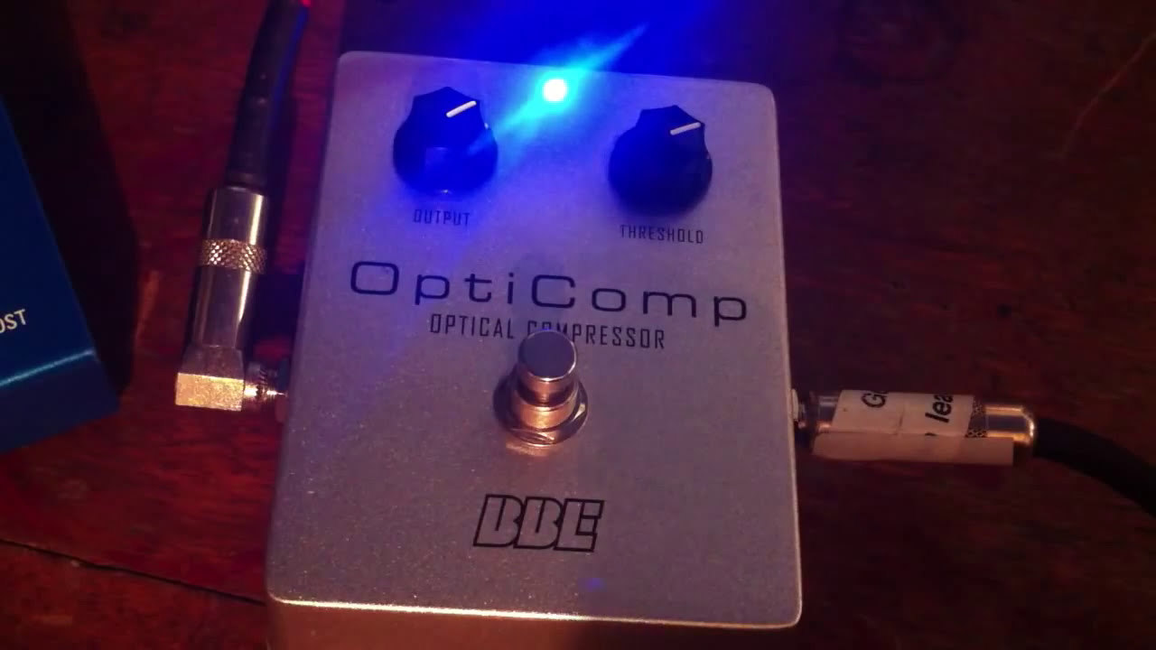BBE OptiComp optical compressor (+fulldrive 2) - YouTube