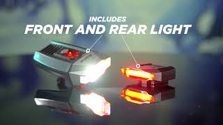 Zefal Manta Pro Bike Light (Front and Rear, Rechargeable)