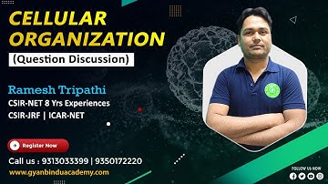 cellular organization csir net (UNIT-2) Questions Discussion |CSIR-NET LIFE SCIENCES | GATE |DBT|