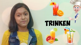 German Lektion 19 - Conjugation of Trinken ( to drink )