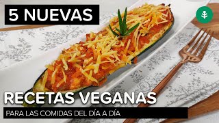 5 NUEVAS Recetas VEGANAS para las COMIDAS del DÍA a DÍA con CHEFDEMICASA | Recetas by PLANETA HUERTO