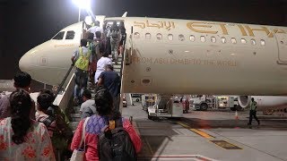 TRIP REPORT | ETIHAD AIRWAYS ECONOMY CLASS | EY 228 ABU DHABI TO DELHI | AIRBUS A321-200 | NO IFE???