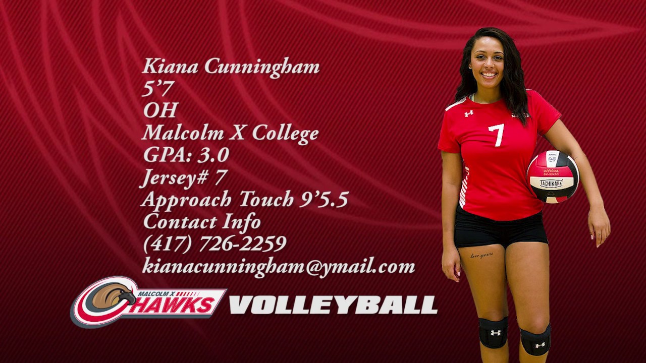 Kiana Cunningham Malcolm X College Volleyball Highlights YouTube