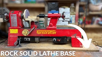 How To Secure Your Lathe To a Workbench Without Screws!