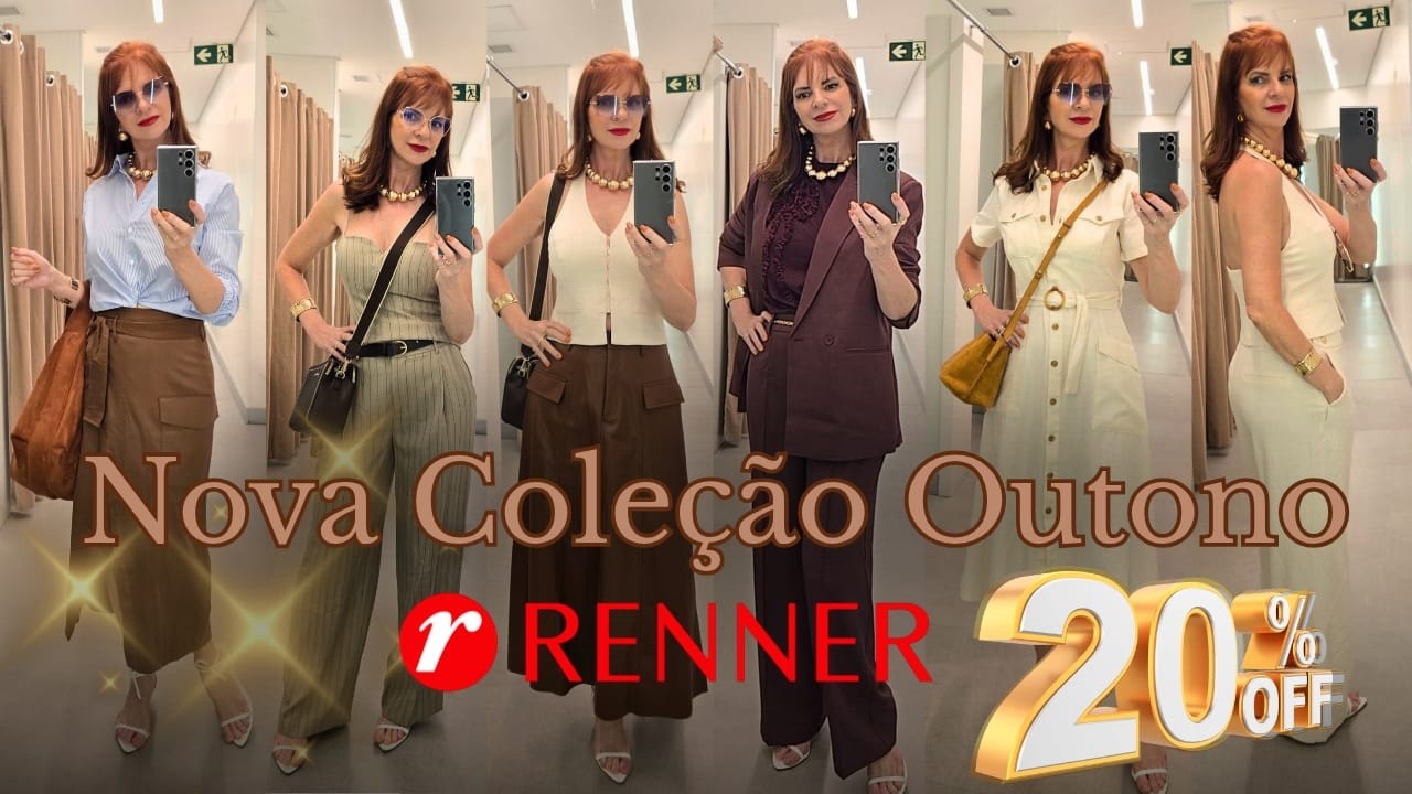 Nova Coleção Outono Renner 2026/ Provador Renner Outono 2026: As Melhores Tendências de Moda 2026