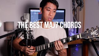 THE BEST MOVABLE MAJOR 7 CHORDS (perfect for Shoegaze, Math Rock, Emo, Indie, etc)