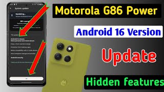 Motorola g86 power me system update kaise kare/how to update new version android 16 update in moto ? screenshot 2
