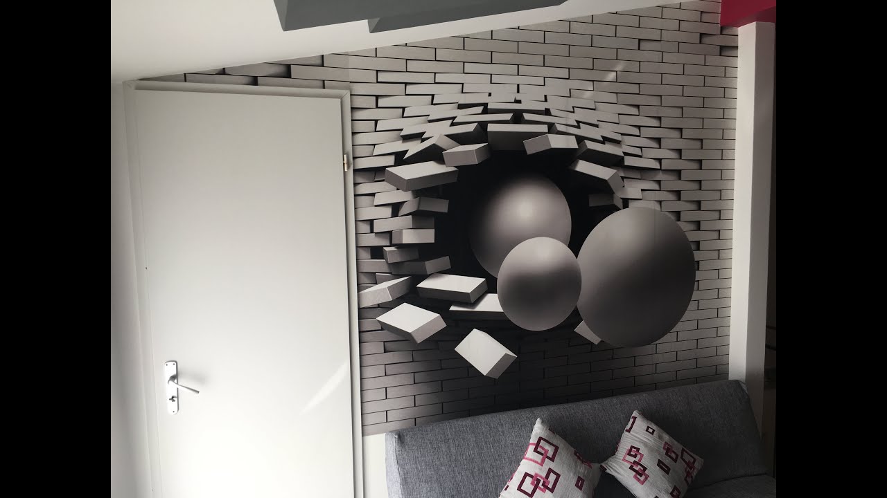 Come applicare un fotomurale 3d youtube